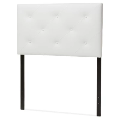Twin Baltimore Modern And Contemporary Faux Leather Upholstered Headboard - Baxton Studio - Image 5