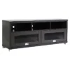 Baxton Studio Modern TV Stand For TVs Up To 62" Dark Brown - Wholesale Interiors