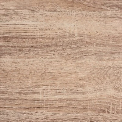 Overton Wood And Metal End Table Oak/Black - Baxton Studio - Image 4