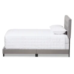 Cassandra Modern And Contemporary Fabric Upholstered Bed - Baxton Studio