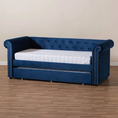 Mabelle Daybed With Trundle - Baxton Studio - Image 8