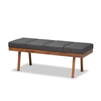 Larisa Wood Bench - Baxton Studio - Image 8