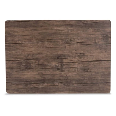 Calder Wood And Metal Dining Table Walnut Brown/Black - Baxton Studio - Image 4