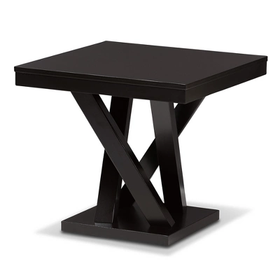 Everdon Modern End Table Dark Brown - Baxton Studio - Image 2