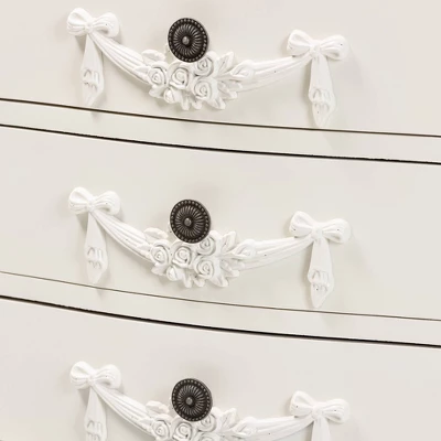 Callen Wood 4 Drawer Nightstand White - Baxton Studio - Image 5