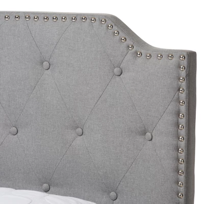 Aubrianne Modern And Contemporary Fabric Upholstered Storage Bed Gray - Baxton Studio - Image 9