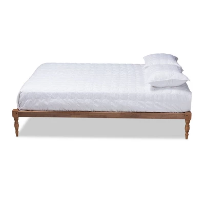 Iseline Finished Wood Platform Bed Frame - Baxton Studio - Image 7