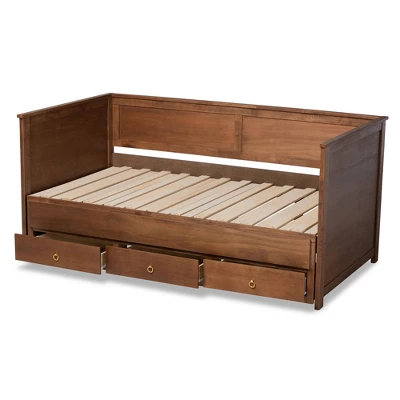 Twin To King Thomas Expandable Daybed With Storage Drawers - Baxton Studio - Image 6