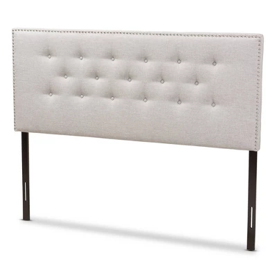 Windsor Modern And Contemporary Fabric Upholstered Headboard Beige - Baxton Studio - Image 7