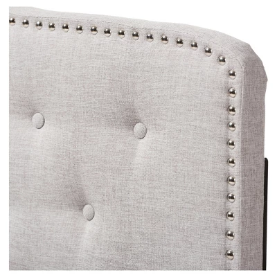 Lucy Modern And Contemporary Fabric Headboard - Baxton Studio - Image 2